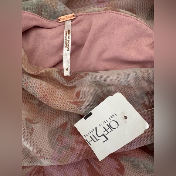 Free People Pink Floral Long Sleeve Dress - Picture 9 of 11